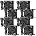 Glooglitter 8 Pack 120v Ac Cooling Muffin Fans, Exhaust Fans, 80*80*25 mm