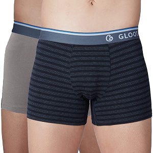 GLOOT Mens Cotton Solid Briefs