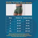 GLOOT Men39s Cotton Trunks Striped Briefs