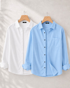 GLOREN Men Solid Casual Multicolor Shirt