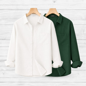 GLOREN Men Solid Casual Multicolor Shirt