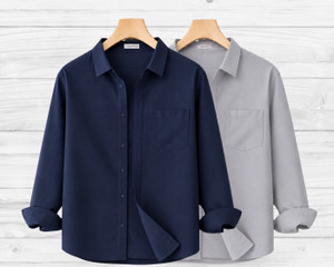 GLOREN Men Solid Casual Multicolor Shirt