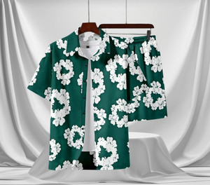 glori star men printed multicolor night suit set