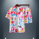 GLORI STAR Men Printed Multicolor Night Suit Set