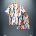 GLORI STAR Men Printed Multicolor Night Suit Set