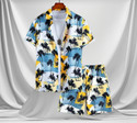 GLORI STAR Men Printed Multicolor Night Suit Set
