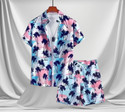 GLORI STAR Men Printed Multicolor Night Suit Set