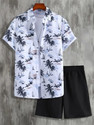 GLORI STAR Men Printed Multicolor Night Suit Set