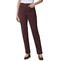 Gloria Vanderbilt Womens Amanda Classic High Rise Tapered Jean Petite
