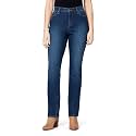 Gloria Vanderbilt Womens Amanda Classic High Rise Tapered Jean Petite