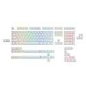 GLORIOUS Aura V2 (White) - PBT Pudding Keycaps for Mechanical Keyboards - ANSI (US), ISO Compatible - Supports Full Size, TKL, 75%, 60% Layouts