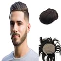 Premium Australian Silk Base Hair Patch for Men | 2-Layer Design with 0.03mm Transparent Front | 100% Remy Human Hair Wig | Natural-Looking Non-Surgical Toupee | (Brown, 9x6)