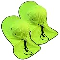 Glory Max High Visibility Reflective Work Safety Bucket Hat Cap Mesh Neck Flap