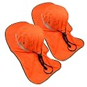 Glory Max High Visibility Reflective Work Safety Bucket Hat Cap Mesh Neck Flap