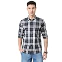 GLORYBOYZ Men39s Full Sleeve Checkered Casual Cotton