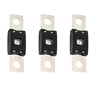 gloso bdfm megaamg fuse bolt down fuse m8 51634 50a - 3 pack