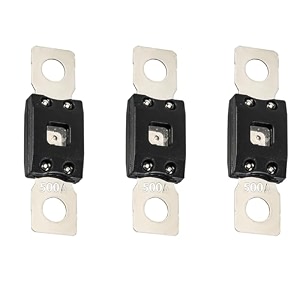 gloso bdfm megaamg fuse bolt down fuse m8 51634 2 pack 500a  holder