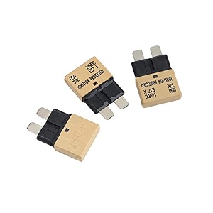 gloso e37 auto t1 reset low profile atcato circuit breakers - 5a - 3 pack