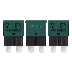 gloso e37 auto t1 reset low profile atcato circuit breakers 6a 3 pack