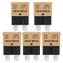 GLOSO E37 Auto (T1) Reset Low Profile ATC/ATO Circuit Breakers - (5A - 5 Pack)