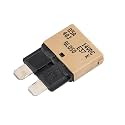 GLOSO Circuit Breaker AUTO Reset Fuse for Car Truck RV Automotive Marine Boat Trolling Motor &amp; Custom Wiring Audio Battery Protection E37 Auto (T1) Reset Low Profile ATC/ATO 14 VDC (5A - 1 Pack)