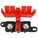 GLOSO Mega Fuse Holder Bolt-Down AMG with Cover (Fuse not inclued) M8 Stud 500 Amp Rating