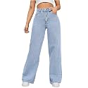 Glossia Denim Baggy Jeans for Women 