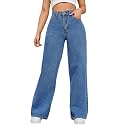 Glossia Denim Baggy Jeans for Women 