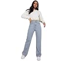 Glossia Denim Baggy Jeans for Women 