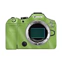 Glossy Glitter Camera Skin Compatible with Canon EOS R6 Mark III (2025) - Solid Lime Green - Premium 3M Vinyl Protective Wrap Decal Cover - Easy to Apply | Crafted in the USA by MightySkins