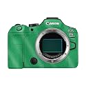 Glossy Glitter Camera Skin Compatible with Canon EOS R6 Mark III (2025) - Solid Green - Premium 3M Vinyl Protective Wrap Decal Cover - Easy to Apply | Crafted in the USA by MightySkins