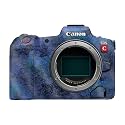Glossy Glitter Camera Skin Compatible with Canon EOS R5C (2022) - Blue Ice - Premium 3M Vinyl Protective Wrap Decal Cover - Easy to Apply | Crafted in the USA by MightySkins