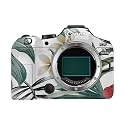 Glossy Glitter Camera Skin Compatible with Canon EOS R6 Mark III (2025) - Tropical Hibiscus - Premium 3M Vinyl Protective Wrap Decal Cover - Easy to Apply | Crafted in the USA by MightySkins