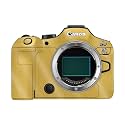 Glossy Glitter Camera Skin Compatible with Canon EOS R6 Mark III (2025) - Solid Marigold - Premium 3M Vinyl Protective Wrap Decal Cover - Easy to Apply | Crafted in the USA by MightySkins