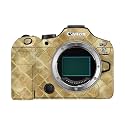 Glossy Glitter Camera Skin Compatible with Canon EOS R6 Mark III (2025) - Gold Tiles - Premium 3M Vinyl Protective Wrap Decal Cover - Easy to Apply | Crafted in the USA by MightySkins