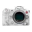 Glossy Glitter Camera Skin Compatible with Canon EOS R5C (2022) - Viper Snow - Premium 3M Vinyl Protective Wrap Decal Cover - Easy to Apply | Crafted in the USA by MightySkins