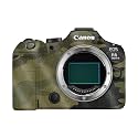 Glossy Glitter Camera Skin Compatible with Canon EOS R6 Mark III (2025) - Green Camouflage - Premium 3M Vinyl Protective Wrap Decal Cover - Easy to Apply | Crafted in the USA by MightySkins