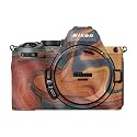 Glossy Glitter Camera Skin Compatible with Nikon Z5 II (2025) - Lava Water - Premium 3M Vinyl Protective Wrap Decal Cover - Easy to Apply | Crafted in the USA by MightySkins