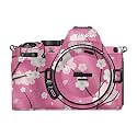 Glossy Glitter Camera Skin Compatible with Nikon Z5 II (2025) - Sakura Pink - Premium 3M Vinyl Protective Wrap Decal Cover - Easy to Apply | Crafted in the USA by MightySkins
