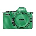 Glossy Glitter Camera Skin Compatible with Nikon Z5 II (2025) - Solid Green - Premium 3M Vinyl Protective Wrap Decal Cover - Easy to Apply | Crafted in the USA by MightySkins