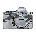 Glossy Glitter Camera Skin Compatible with Nikon Z5 II (2025) - Gray Camouflage - Premium 3M Vinyl Protective Wrap Decal Cover - Easy to Apply | Crafted in the USA by MightySkins