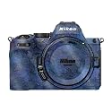 Glossy Glitter Camera Skin Compatible with Nikon Z5 II (2025) - Blue Ice - Premium 3M Vinyl Protective Wrap Decal Cover - Easy to Apply | Crafted in the USA by MightySkins