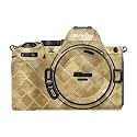 Glossy Glitter Camera Skin Compatible with Nikon Z5 II (2025) - Gold Tiles - Premium 3M Vinyl Protective Wrap Decal Cover - Easy to Apply | Crafted in the USA by MightySkins