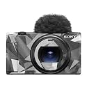 Glossy Glitter Camera Skin Compatible with Sony ZV-1 Mark II (2023) - Mono Camo - Premium 3M Vinyl Protective Wrap Decal Cover - Easy to Apply | Crafted in the USA by MightySkins