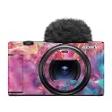 Glossy Glitter Camera Skin Compatible with Sony ZV-1 Mark II (2023) - Paint Party - Premium 3M Vinyl Protective Wrap Decal Cover - Easy to Apply | Crafted in the USA by MightySkins