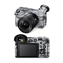 Glossy Glitter Camera Skin Compatible with Sony FX2 Digital Camera (2025) - Gray Camouflage - Premium 3M Vinyl Protective Wrap Decal Cover - Easy to Apply | Crafted in the USA by MightySkins
