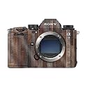 Glossy Glitter Camera Skin Compatible with Sony Alpha 9 III (2024) - Woody - Premium 3M Vinyl Protective Wrap Decal Cover - Easy to Apply | Crafted in the USA by MightySkins