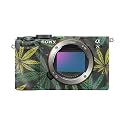 Glossy Glitter Camera Skin Compatible with Sony A7C Mark II (2023) - Cannabis Culture - Premium 3M Vinyl Protective Wrap Decal Cover - Easy to Apply | Crafted in the USA by MightySkins