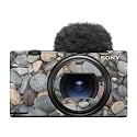 Glossy Glitter Camera Skin Compatible with Sony ZV-1 Mark II (2023) - Riverbed - Premium 3M Vinyl Protective Wrap Decal Cover - Easy to Apply | Crafted in the USA by MightySkins