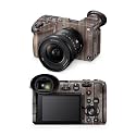 Glossy Glitter Camera Skin Compatible with Sony FX2 Digital Camera (2025) - Woody - Premium 3M Vinyl Protective Wrap Decal Cover - Easy to Apply | Crafted in the USA by MightySkins